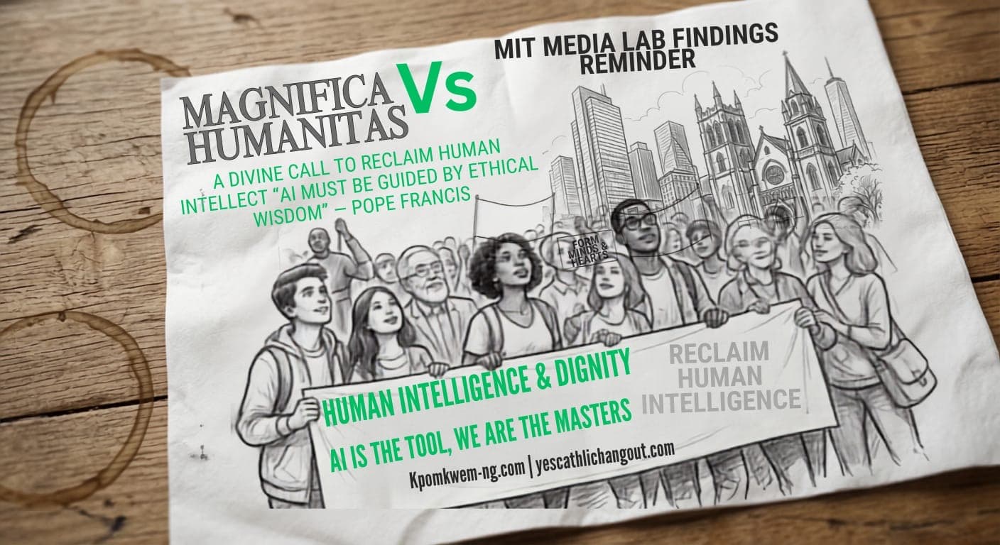 Magnifica Humanitas: A Divine Call to Reclaim the Splendor of Human Intellect in the Age of Artificial Intelligence