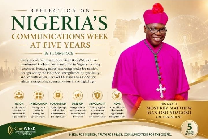 Church in Nigeria Advances Media Evangelisation as ‘Communications Week’ Marks Five Years