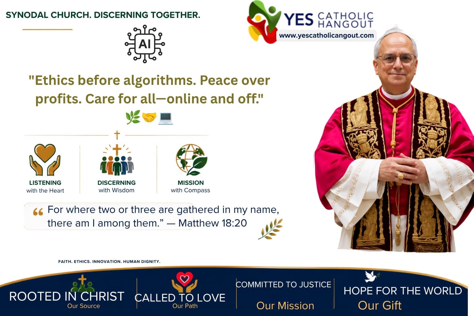 The Pope’s Prophetic Mission in the Age of Artificial Intelligence, Global Conflict, and Ethical Governance
