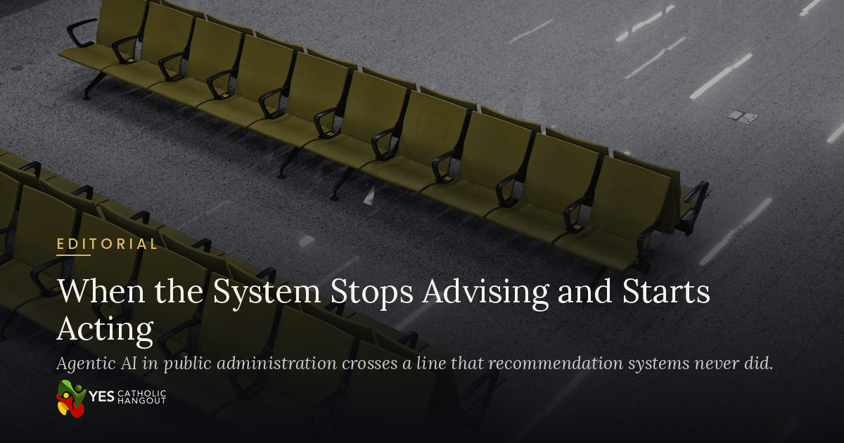 When the System Stops Advising and Starts Acting